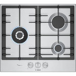 .AT.PLACA GAS BOSCH PCC6A5I90 3F C/WOK FLAMESELECT 60CM INOX
