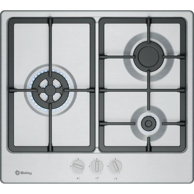 .AT.PLACA GAS BALAY 3ETX563CB 3F C/WOK INOX