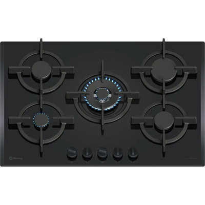 .AT.PLACA GAS BALAY 3ETG676RB 5F C/WOK BISEL 75CM CRIST.NGO
