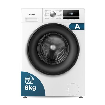 LAVADORA HYUNDAI HLF814IADW01 8KG 1400RPM A INVERTER