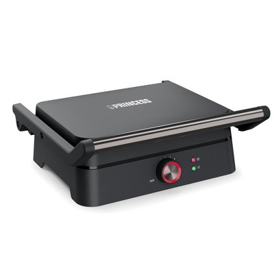 GRILL PRINCESS 01.112418.01.650-PR 27,5X18 APERT.180º C/TERMOSTATO 1800W
