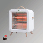 ESTUFA PIE FM EV-400 400W 2 TUBOS CUARZO ANTIVUELCO