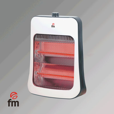 ESTUFA FM FC-750 750W 2 TUBOS FIBRA CARBONO ANTIVUELCO