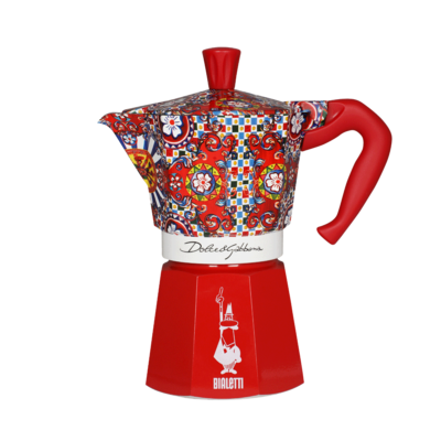 CAFETERA ITALIANA BIALETTI 0005329 MOKA EXPRESS D&G CARRETO 6T VITRO