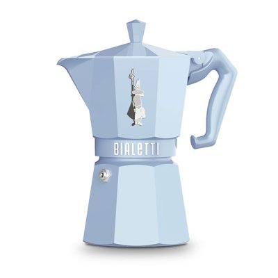 CAFETERA ITALIANA BIALETTI 0009062 MOKA EXCLUSIVE AZUL 6T VITRO