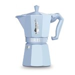 CAFETERA ITALIANA BIALETTI 0009062 MOKA EXCLUSIVE AZUL 6T VITRO