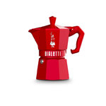 CAFETERA ITALIANA BIALETTI 0009056 MOKA EXCLUSIVE ROJA 6T VITRO