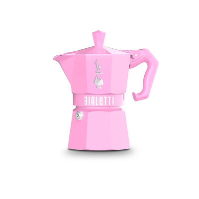 CAFETERA ITALIANA BIALETTI 0009064 MOKA EXCLUSIVE ROSA 6T VITRO