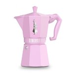 CAFETERA ITALIANA BIALETTI 0009064 MOKA EXCLUSIVE ROSA 6T VITRO