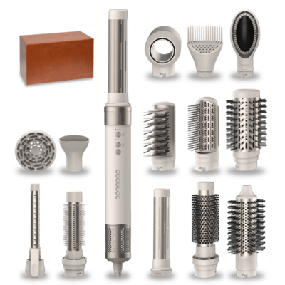 CEPILLO MOLDEADOR CECOTEC 00252 CERAMICCARE 14IN1 1400W CHAMPAGNE
