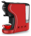 CAFETERA SOGO CAF-SS-5675-R MULTI CAPSULA 19BAR 0,6L 1450W ROJA
