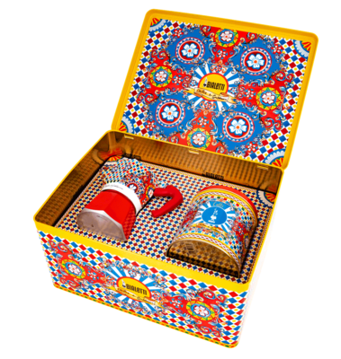 SET CAFETERA ITALIANA BIALETTI 990005331 MOKA 3TZ + CAFE D&G VITRO