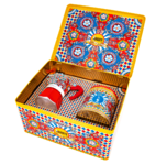 SET CAFETERA ITALIANA BIALETTI 990005331 MOKA 3TZ + CAFE D&G VITRO