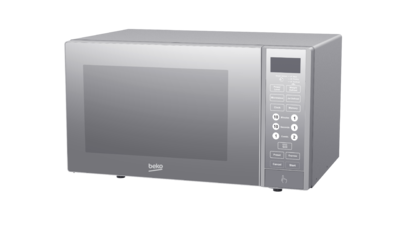 .AT.MICROONDAS BEKO MGF23330S 23L 1000W C/GRILL DIGITAL PLATA ESPEJO