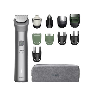 AFEITADORA BARBERO PHILIPS MG 5941/15 5000 SERIES RECORTADOR 11 EN 1 SECO/MOJADO AUT. 120MIN ESTUCHE