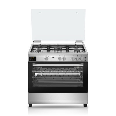 .AT.COCINA SVAN SKGW5902X 89,8X60,1 5F C/WOK INOX T.CRISTAL