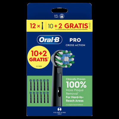 RECAMBIO DENTAL ORAL-B CROSS ACTION CROSS ACTION 10+2 GRATIS