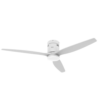 VENTILADOR TECHO TAURUS FAN POLAR 3B PURE EST9440320L 30W MOTOR DC CON LUZ REGULABLE MANDO BLANCO