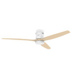 VENTILADOR TECHO TAURUS FAN POLAR 3B EST9440330L 30W MOTOR DC CON LUZ REGULABLE MANDO MADERA
