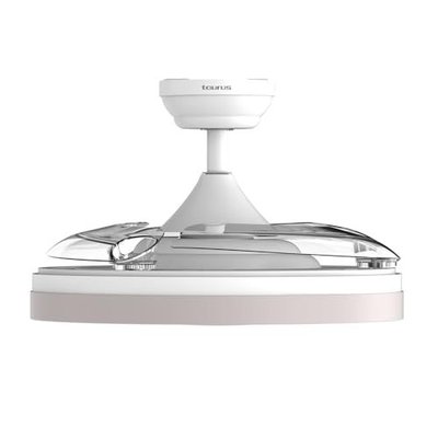 VENTILADOR TECHO TAURUS POLAR HIDE&GO 942124000 30W MOTOR DC CON LUZ REGULABLE PROGRAMABLE CON MANDO ASPA RETRACTIL