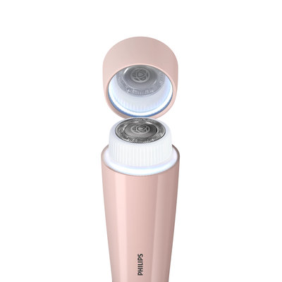 DEPILADORA PHILIPS BELLEZA BRR454/00 SERIE 5000 LED + ESPEJO PILA HIPOALERGÉNICO