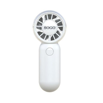 VENTILADOR DE MANO SOGO VEN-SS-21145-WH 3W BLANCO