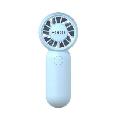 VENTILADOR DE MANO SOGO VEN-SS-21145-BL 3W AZUL
