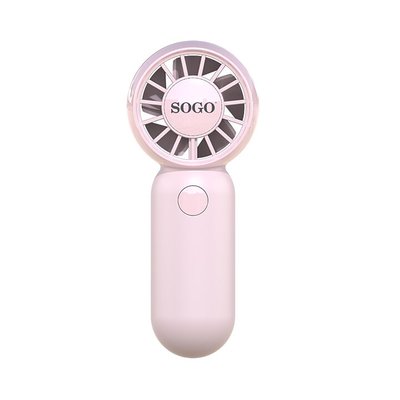 VENTILADOR DE MANO SOGO VEN-SS-21145-PI 3W ROSA