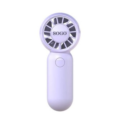 VENTILADOR DE MANO SOGO VEN-SS-21145-PU 3W LILA