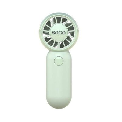 VENTILADOR DE MANO SOGO VEN-SS-21145-GR 3W VERDE