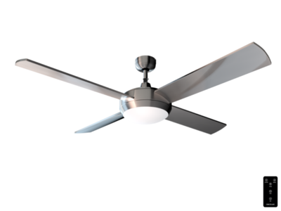 VENTILADOR TECHO CECOTEC 05948 132CM 60W MANDO LED AERO 570 PLATA