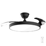 VENTILADOR TECHO CECOTEC A01_EU01_125321 106CM 30W MOTOR DC MANDO LED AERO 300 INVISIBLE BLACK