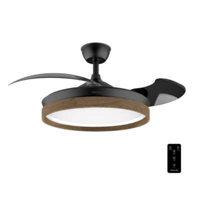 VENTILADOR TECHO CECOTEC A01_EU01_108470 106CM 35W MOTOR DC MANDO LED AERO 4320 WOOD&BLACK