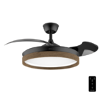 VENTILADOR TECHO CECOTEC A01_EU01_108470 106CM 35W MOTOR DC MANDO LED AERO 4320 WOOD&BLACK