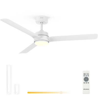 VENTILADOR TECHO GRUNKEL SKYEASY52 132CM 30W MOTOR DC MANDO LED