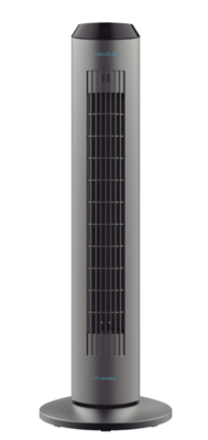 VENTILADOR TORRE CECOTEC 05924 84CM 60W MOTOR COBRE MANDO 8190 SKYLINE IONIC GRIS