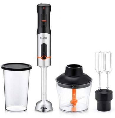 BATIDORA FLAMA 2054FL 1500W PIE INOX COMPLETA 16 VEL TURBO