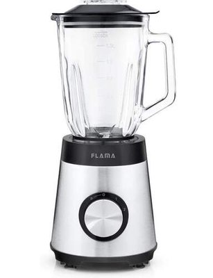 BATIDORA VASO FLAMA 2237FL 1300W 1.5L VIDRIO 2+PULSE INOX
