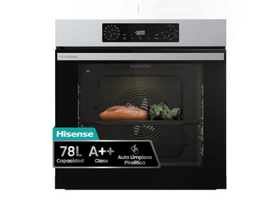 .TES.HORNO HISENSE BLANCA BI64226EPX PIROL A++ 78L AIRFRY INOX