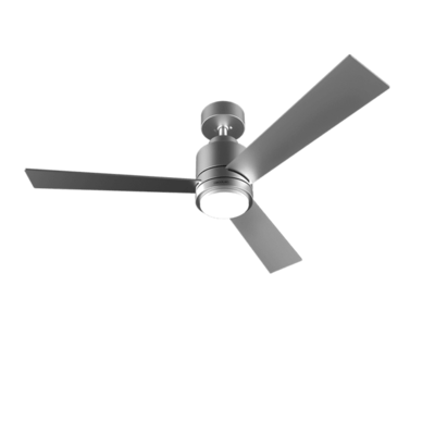 VENTILADOR TECHO CECOTEC ENERGYSILENCE AERO 4850 STYLE STEEL 05837 122CM 30W LED MANDO ACERO