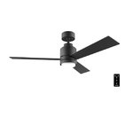 VENTILADOR TECHO CECOTEC ENERGYSILENCE AERO 4850 STYLE BLACK 05836 122CM 30W LED MANDO NEGRO