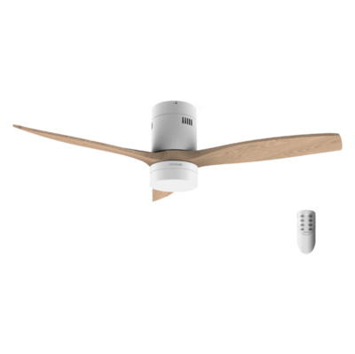 VENTILADOR TECHO CECOTEC ENERGYSILENCE AERO 5600 CLASSIC A01_EU01_107146 132CM 40W DC MANDO 6 VEL.