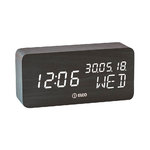 RELOJ DESPERTADOR ELCO ED76N NEGO DIG. CALENT/TEMP