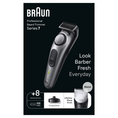 BARBERO BRAUN BT7420 7ACCESORIOS BATERIA C/CUCHILLA