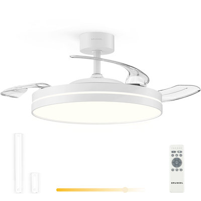 VENTILADOR TECHO GRUNKEL SKYCOOL42 106CM 30W LED 24W 6 VEL. BLANCO