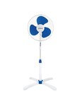 VENTILADOR PIE JOCCA 1463 40CM 3 ASPAS 40W 3 VEL.BLANCO/AZUL OSC. 90º