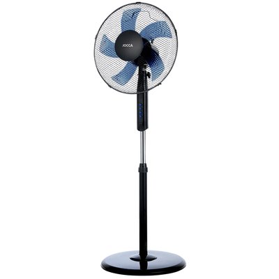 VENTILADOR PIE JOCCA 2356 5 ASPAS 40CM 40W 3 VEL.OSC.90º BASE REDONDA