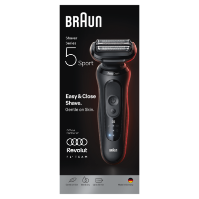 AFEITADORA BRAUN SERIES 5 52-N1000SF1 WET&DRY 50MIN ED. F1 3 FLEX